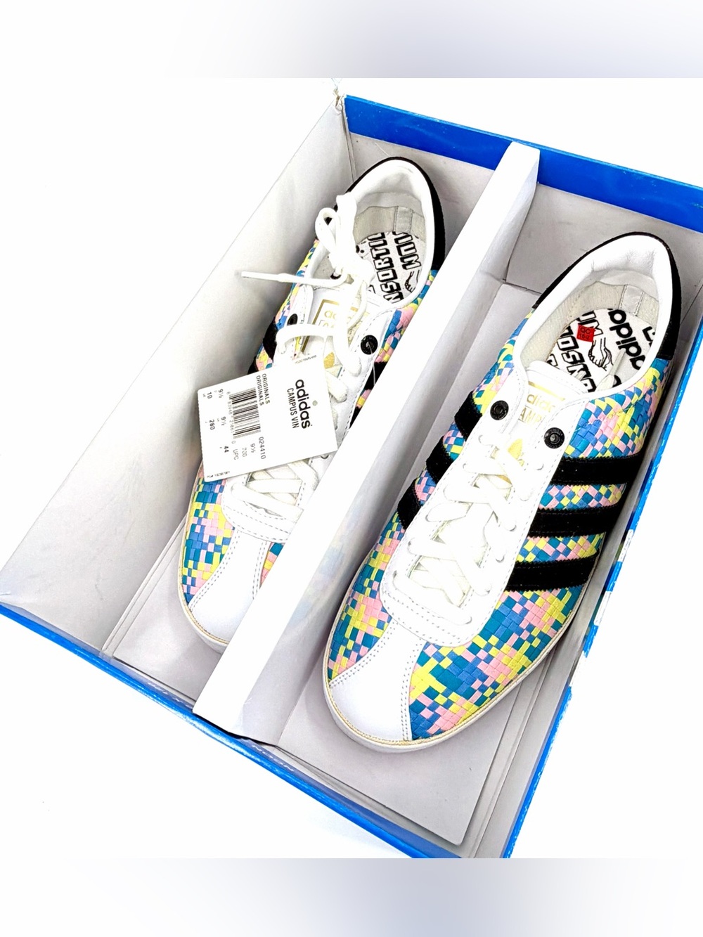 adidas Campus VIN 024410 Multi Woven Men’s 10 NEW OG Box Consortium - Picture 4 of 5
